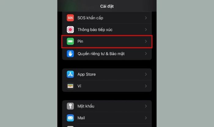 kiểm tra tình trạng pin iphone