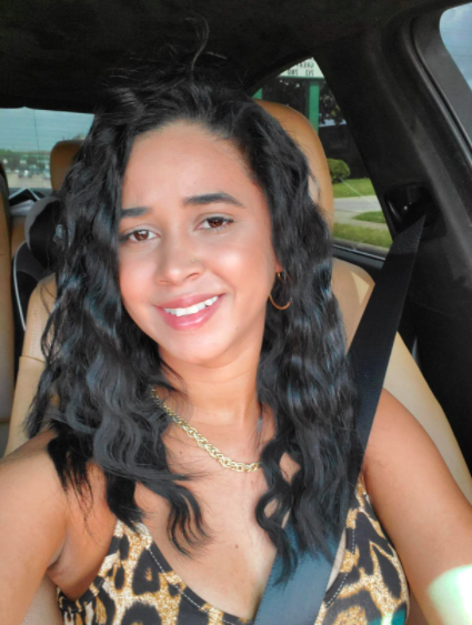 The same reviewer showcasing their beautifully crimped and defined curls