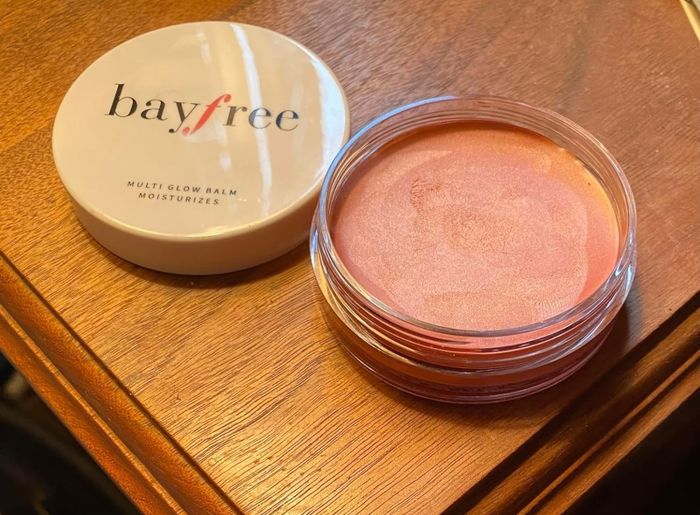 Image showing an open jar of Bayfree Multi Glow Balm