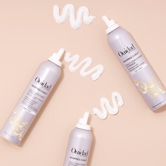 A trio of hair primer bottles