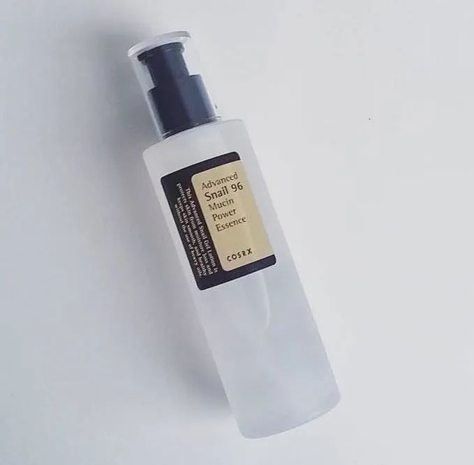 A bottle of the renowned snail mucin essence