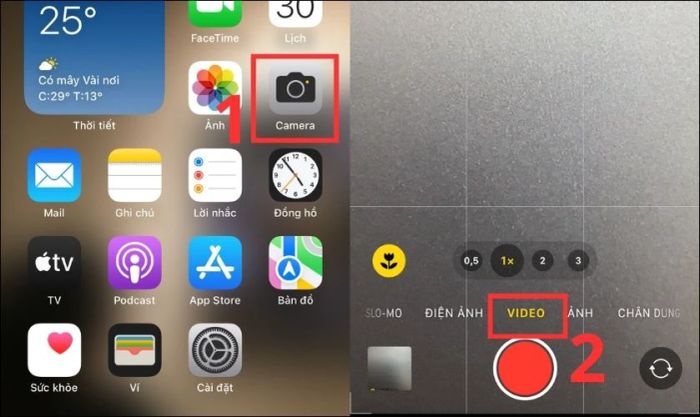 Cách vừa quay video vừa chụp màn hình trên iPhone
