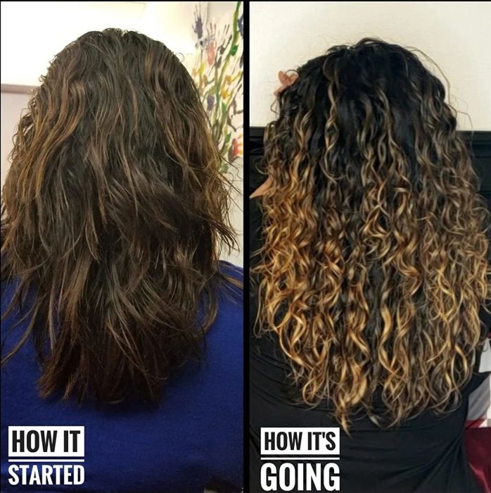 reviewer sharing images of their results