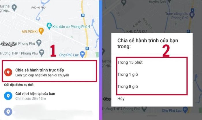 Hướng dẫn chia sẻ vị trí qua Zalo trên điện thoại Android