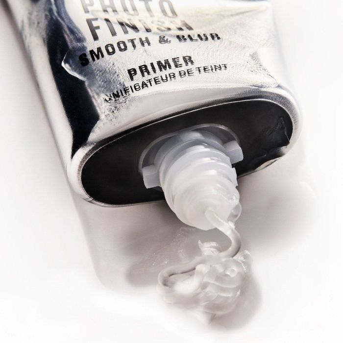 the primer tube with a small amount of product squeezed out