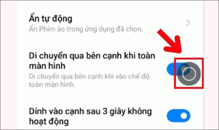 Chụp màn hình Xiaomi qua nút Home ảo