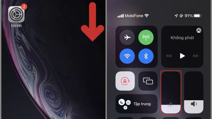 chế độ bảo vệ mắt trên iPhone