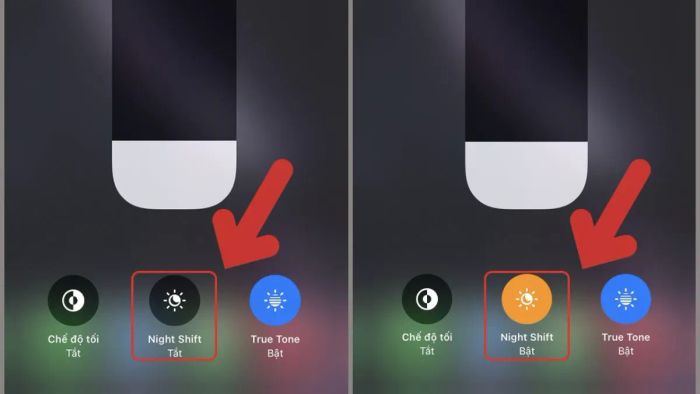 chế độ bảo vệ mắt trên iPhone
