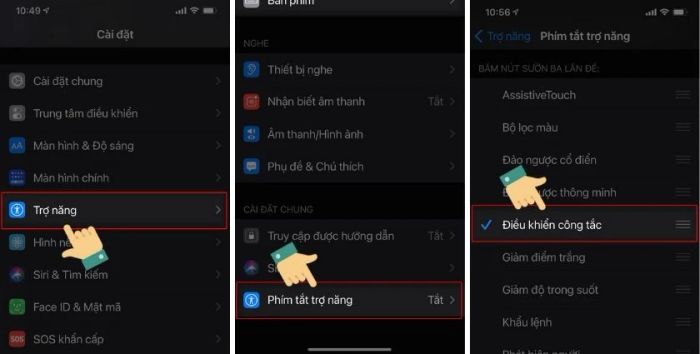 Bật/tắt trình điều khiển công tắc