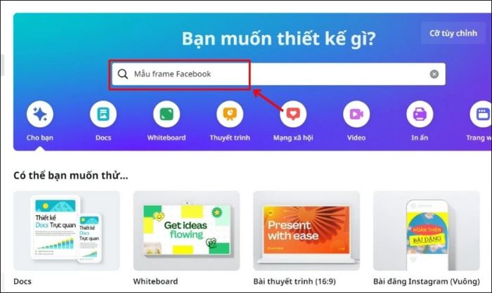 Tìm kiếm Mẫu khung Facebook