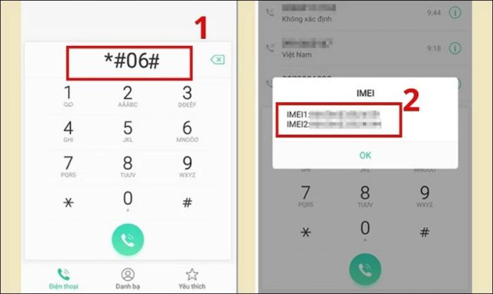 Kiểm tra IMEI OPPO bằng điện thoại