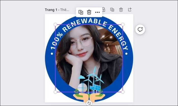 Điều chỉnh ảnh đại diện
