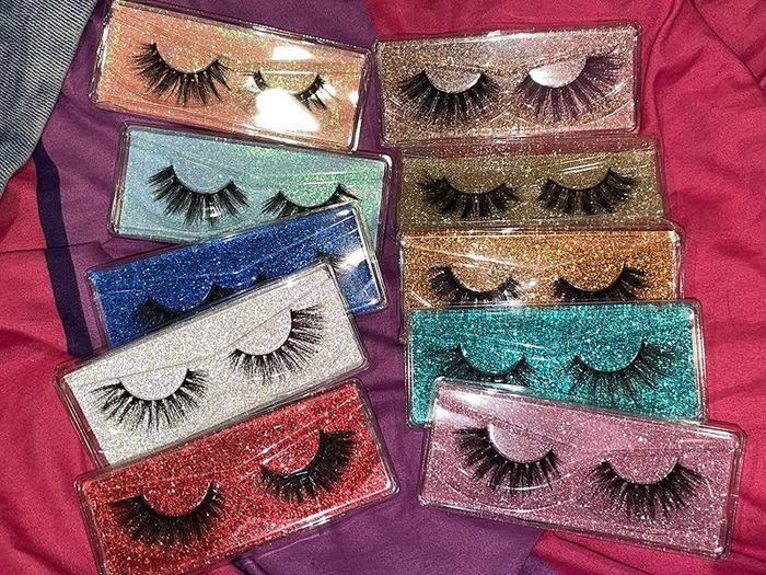 A review photo showcasing the lashes.
