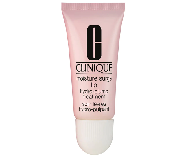 Pink tube of lip plumper with label