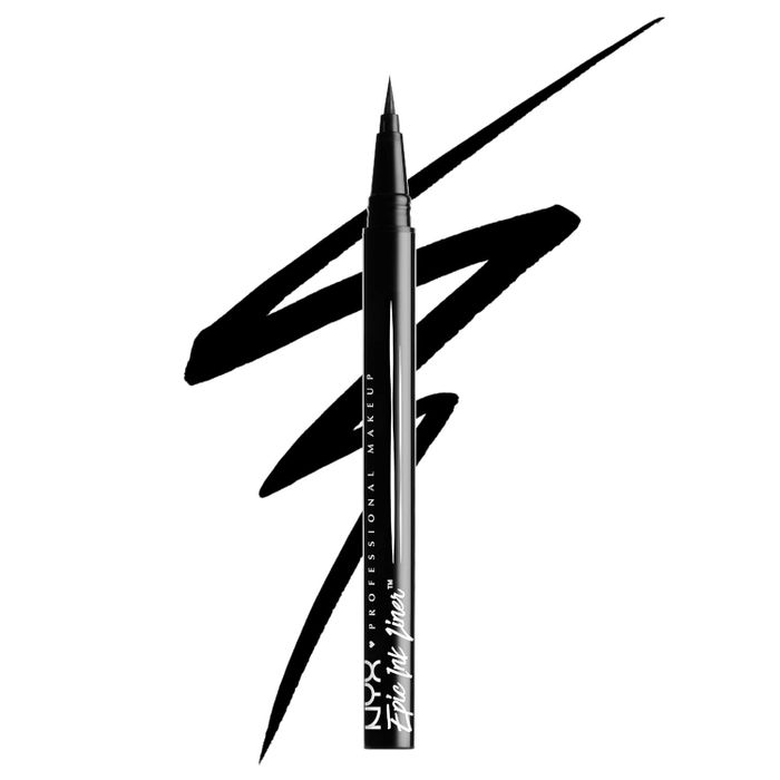 A swatch of the eyeliner on the skin