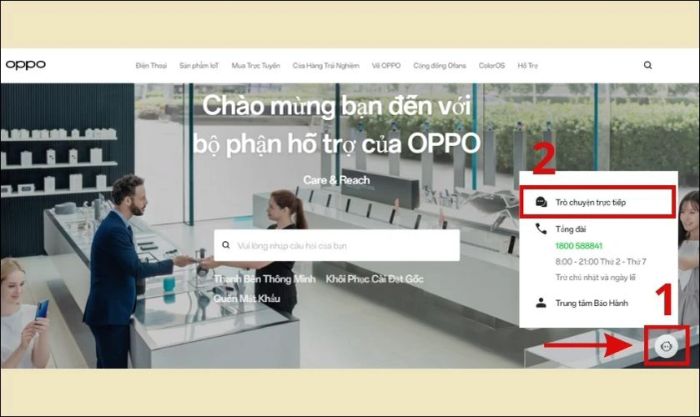 Liên hệ tổng đài tư vấn trực tuyến