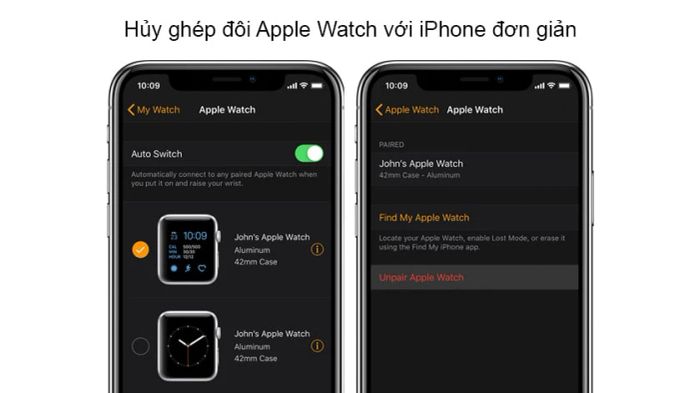 hủy ghép đôi
