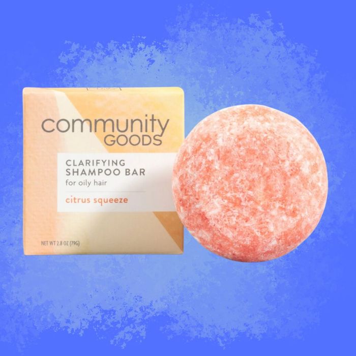 Community Goods Clarifying Shampoo Bar, designed for oily hair, features a refreshing