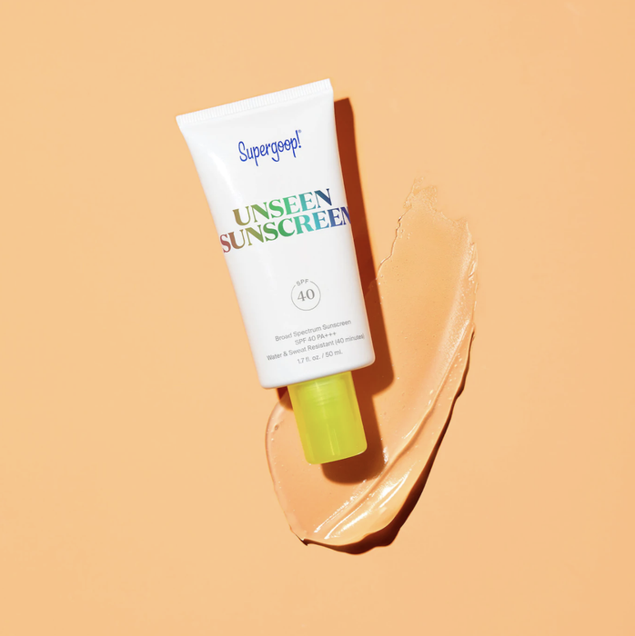Supergoop's Unseen Sunscreen in a jar, your ultimate sun protection companion!