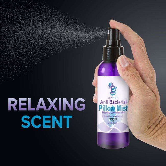 A spray bottle with printed text on it.