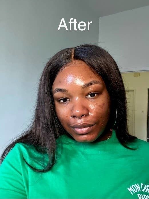 a selfie from a Mytour reviewer after using the sunscreen