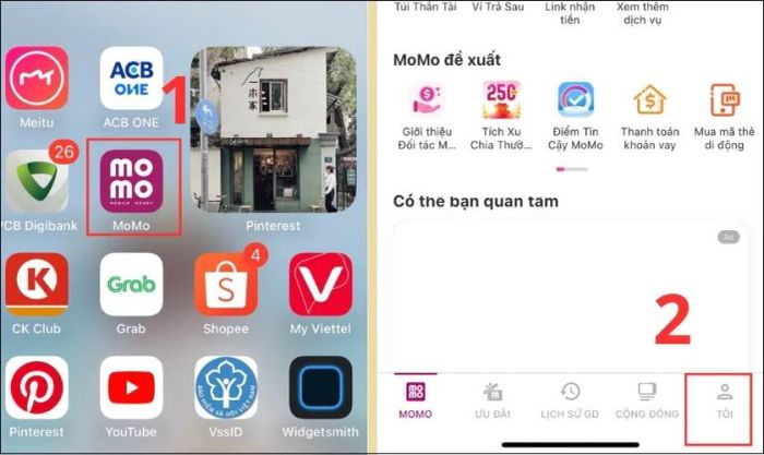 Cách tăng điểm tin cậy ví MoMo thông qua xác thực khuôn mặt