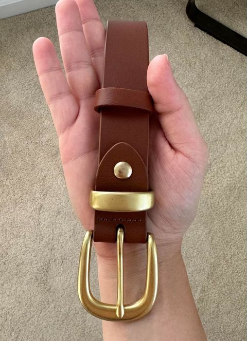 A photo of the tan belt