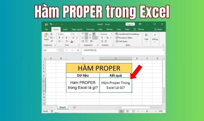 Hàm PROPER trong Excel là gì?