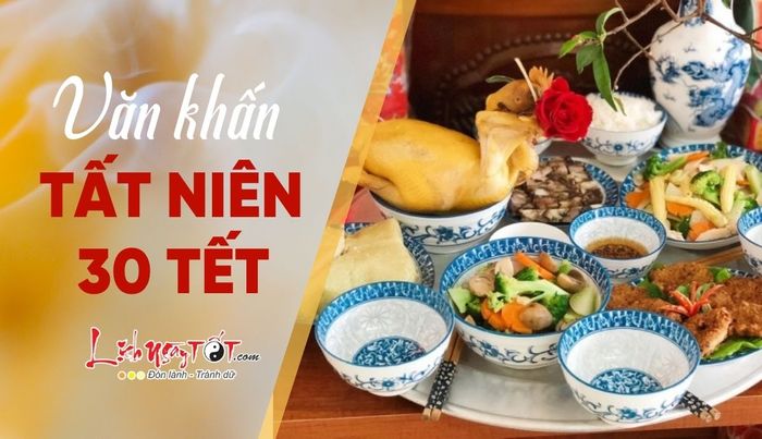 Văn khấn Tất niên 30 Tết, bài cúng Tất niên
