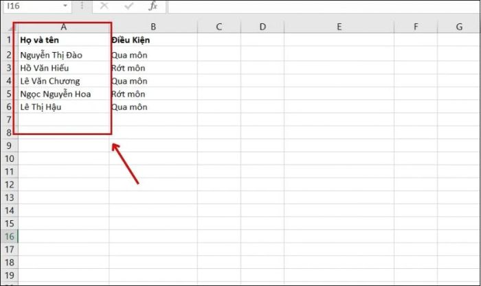 Cách bỏ gạch ngang chữ trong Excel đã được thực hiện xong và dữ liệu của bạn sẽ không còn bị gạch ngang nữa.