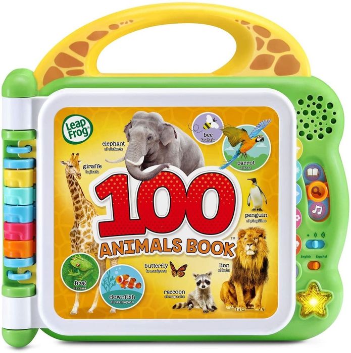 The front cover of the LeapFrog 100 Animals Book.