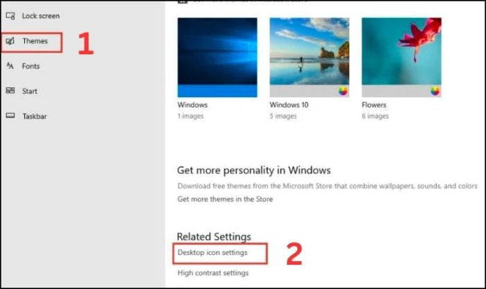 Hướng dẫn hiển thị ứng dụng mặc định sẵn có trên desktop