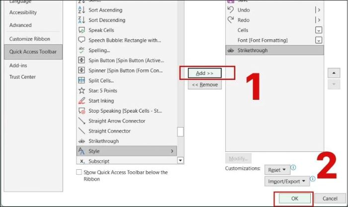 Chọn Add và nhấn OK để hoàn tất quá trình.