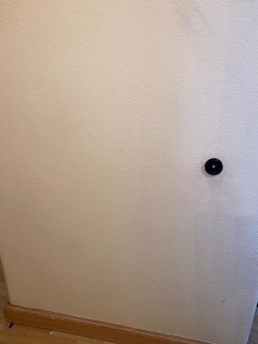 the same wall now spotless and clean
