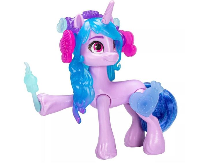 The purple unicorn toy