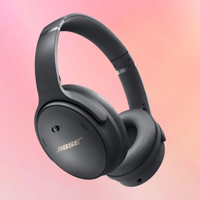 The grey headphones