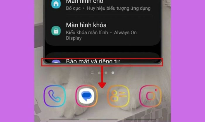 Điều chỉnh kích thước màn hình chia đôi dạng pop-up