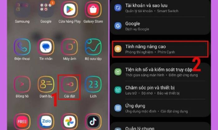 Cách kích hoạt tính năng chia đôi màn hình trên Samsung
