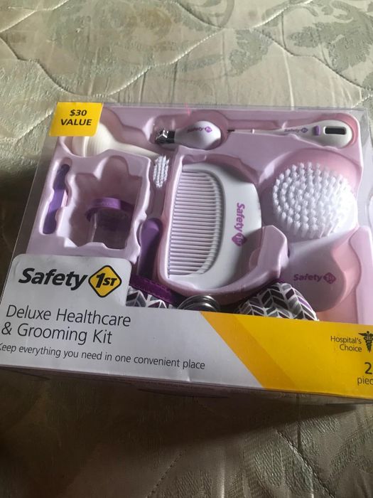 The Safety 1st Deluxe Healthcare & Grooming Kit, packed with must-have baby care tools
