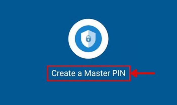Nhập mã PIN đã thiết lập