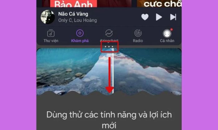 Giữ 3 dấu chấm để thay đổi kích thước