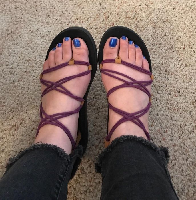 Image of the shoes shared by the reviewer