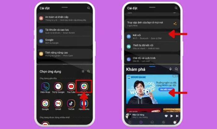 Cách chia màn hình Samsung thành hai phần đơn giản