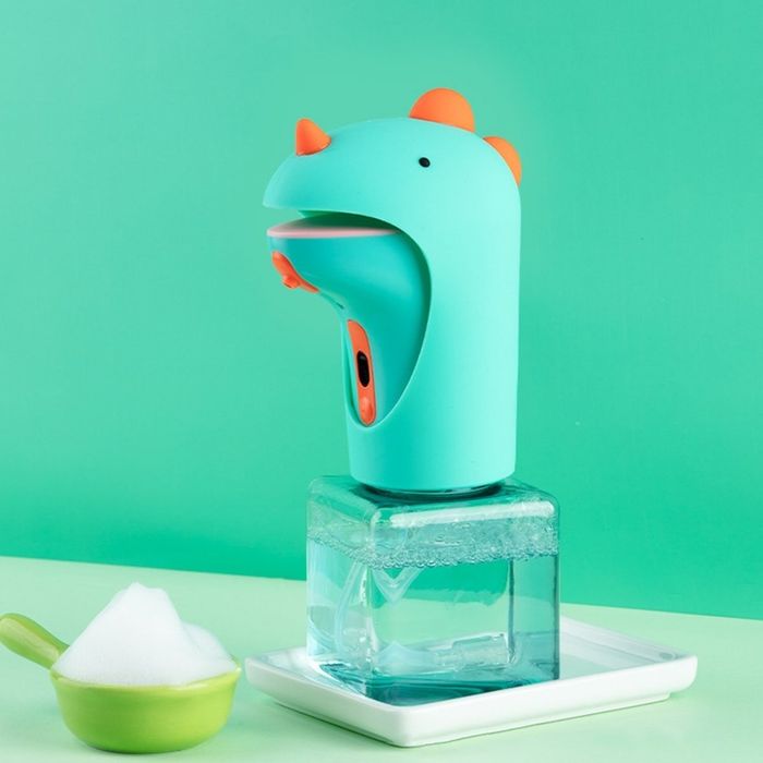 Dinosaur-themed soap dispenser