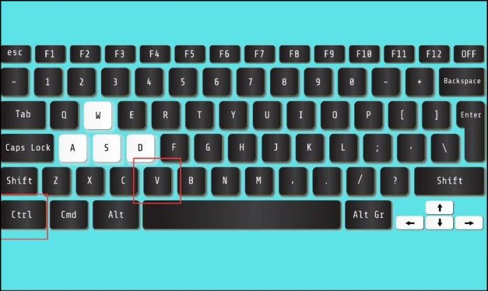 Nhấn Ctrl+V hoặc chọn Paste để dán nội dung vào bài đăng