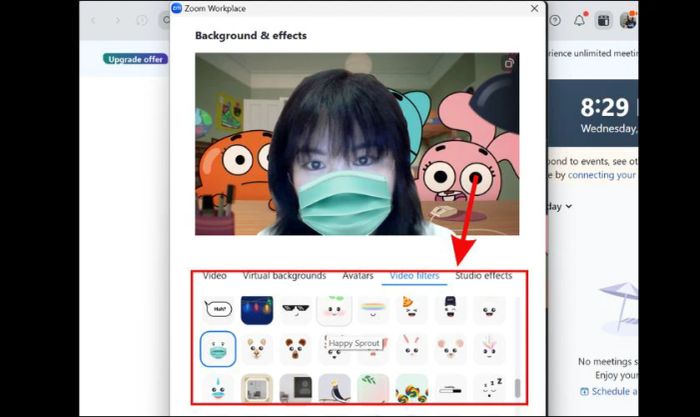 Bộ lọc trên Zoom là gì?