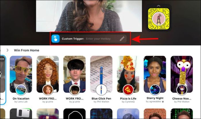 Hãy mở ứng dụng Snap Camera và chọn Filter mà bạn ưa thích