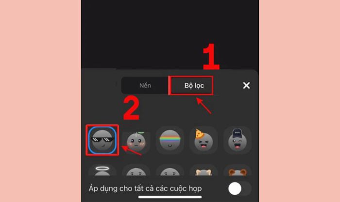 Hướng dẫn sử dụng bộ lọc trên Zoom bằng điện thoại