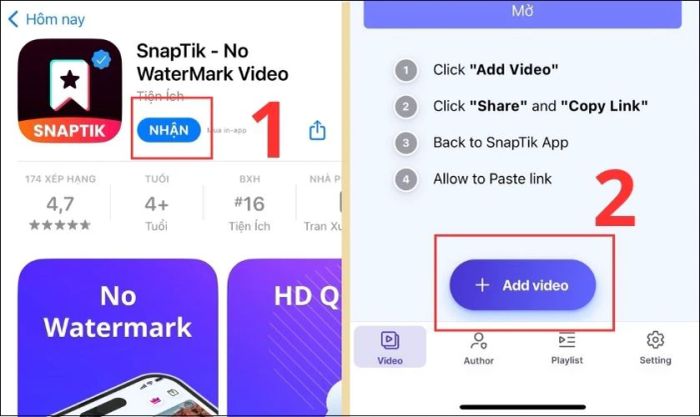 Chụp ảnh TikTok lưu về máy có bị dính logo không?