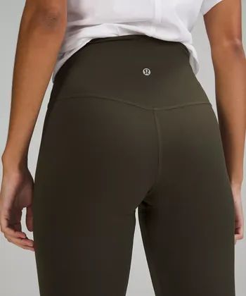 a back view of the same model highlighting the waistband